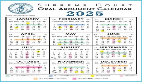 Oral Argument Calendar - William K. Nakamura Courthouse, Seattle Washington