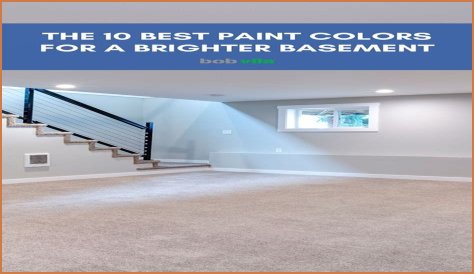 What is the best paint color for basement?