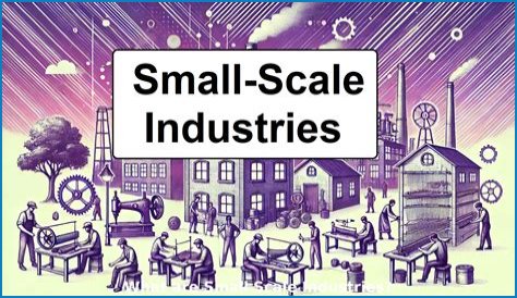 Which type of machines are used in small scale industries?