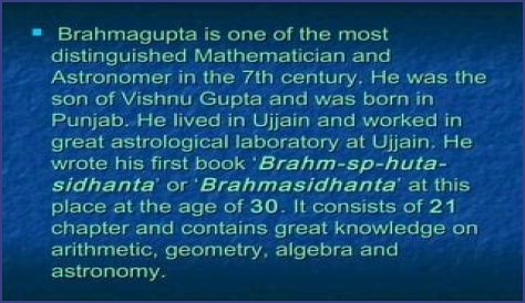 Who was Brahmagupta name his book and his discovery?